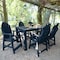 Highwood Usa Hamilton 7pc Rectangular Counter Height Outdoor Patio Furniture Dining Set 72 x 42 AD-ST7HM2CO4BA-FBE - alternate 3